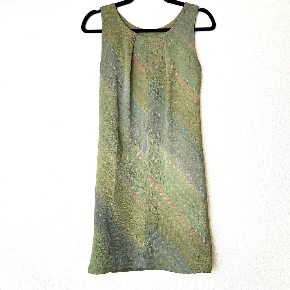 Forest Fairy Dress Whimsigoth Handmade Green Olive Earthy Grunge Goblincore S